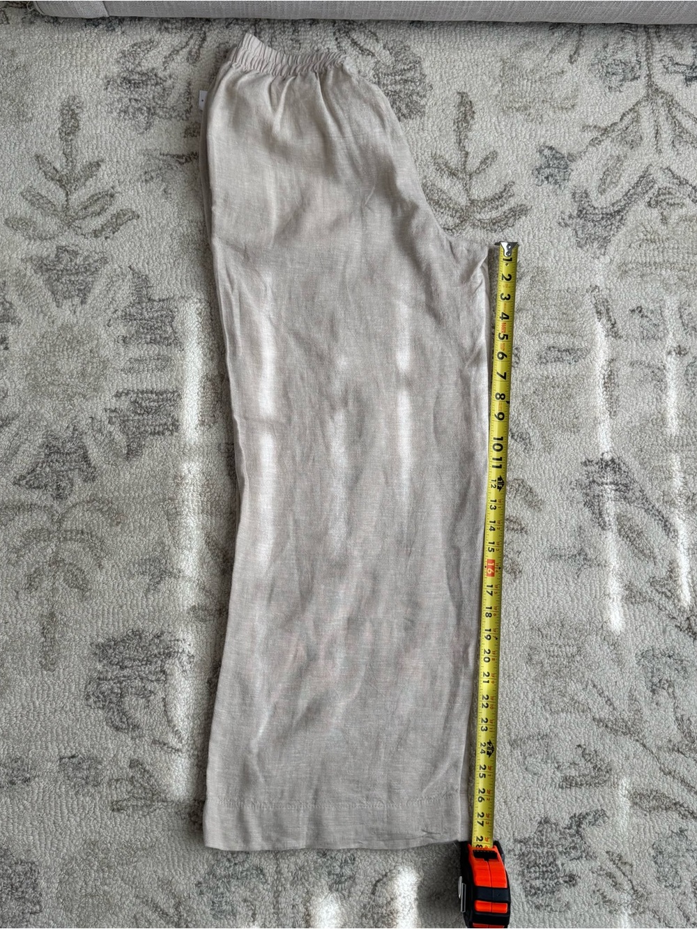 Old Navy High Waisted Linen Wide Leg Pant In Flax Linen - Picture 8 of 8